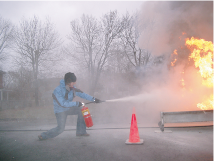 Fire Training Session Laurentides
