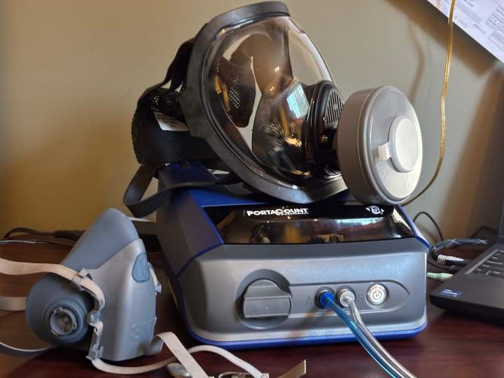 Essaie d'étanchéité masque partie faciale Laurentides