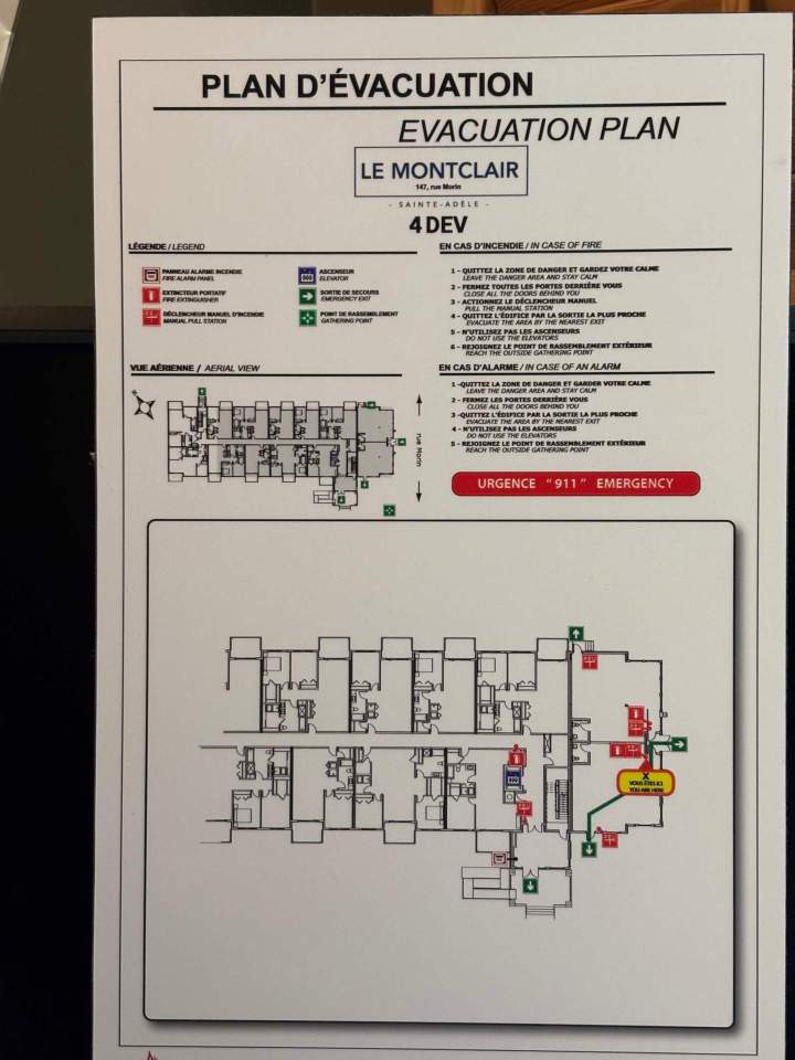 Conception de plan d'évacuation Laurentides