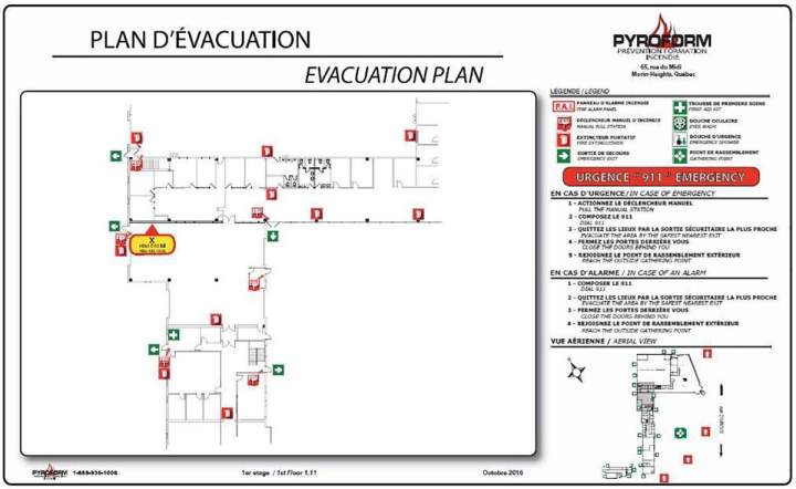 Evacuation Plan Design Laurentians
